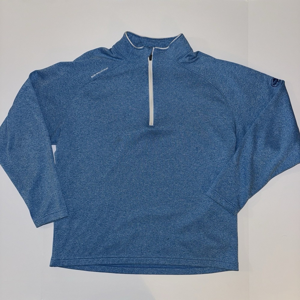 Men's Medium Sun Mountain 1/4 Zip Lightweight Jacket The Grove Tennessee